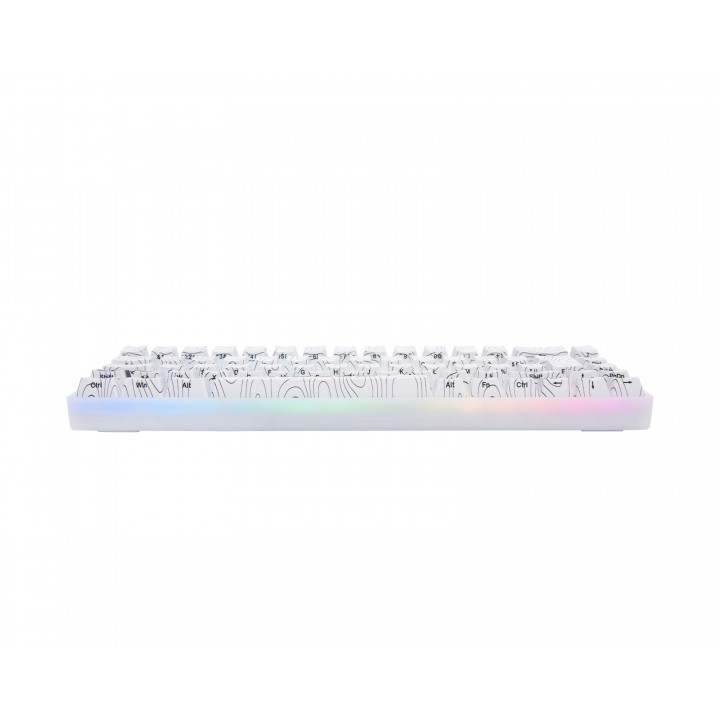Clavier Gaming Higround SNOWSTONE Base 65 Hotswap - ISO Français - White Flame