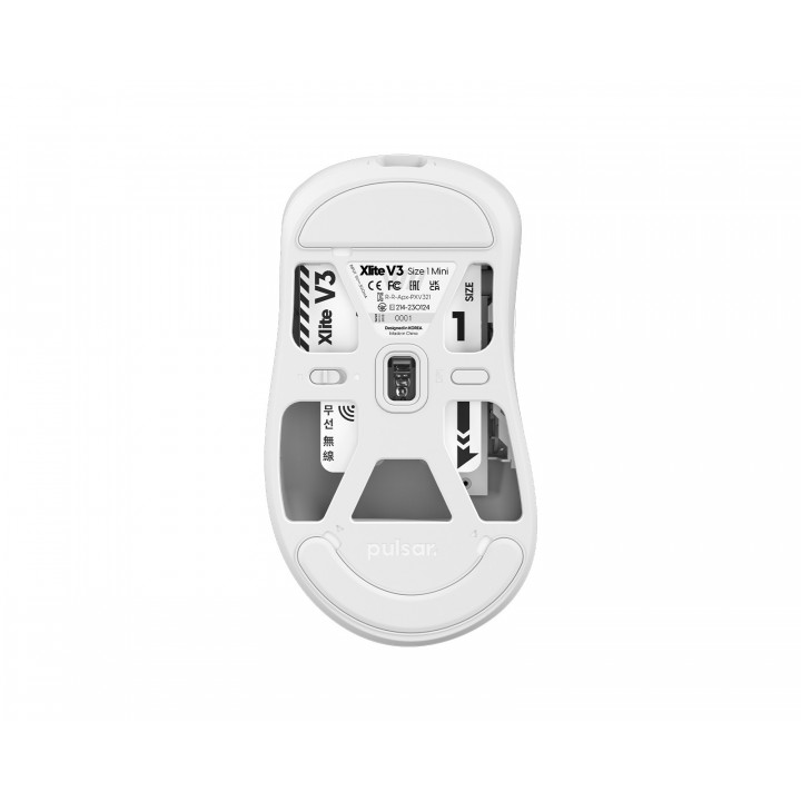 Souris Gaming Sans Fil Pulsar Xlite V3 Mini - Blanc