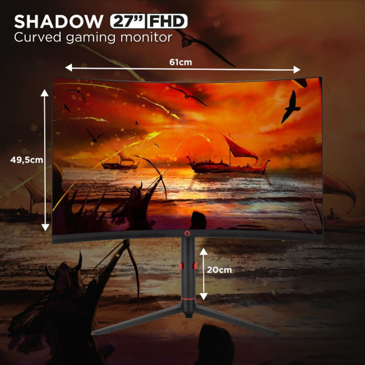 Moniteur Courbé KX DK SHADOW 27' 180Hz