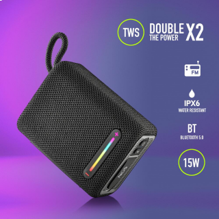 Enceinte Bluetooth NGS Roller Furia 1 - Noir