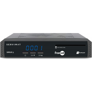 Décodeur Satellite Fransat Sirius 3 – TNT HD sans abonnement