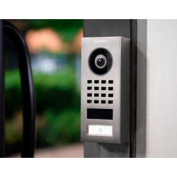 Interphone Vidéo IP Doorbird D1101V Montage apparent - Acier inoxydable, 1 bouton d’appel, vidéo HD 1080p