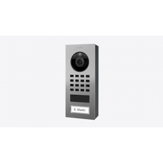 Interphone Vidéo IP Doorbird D1101V Montage apparent - Acier inoxydable, 1 bouton d’appel, vidéo HD 1080p