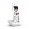 Téléphone Sans Fil Gigaset E290 – Blanc | Grosses Touches | Son Amplifié | Sans Répondeur