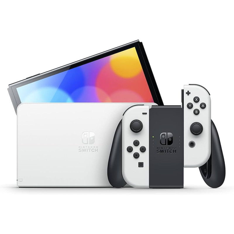 Nintendo Switch OLED Blanche – Reconditionnée | Modèle d’expo Nintendo Switch OLED Blanche – Reconditionnée | Modèle d’expo
