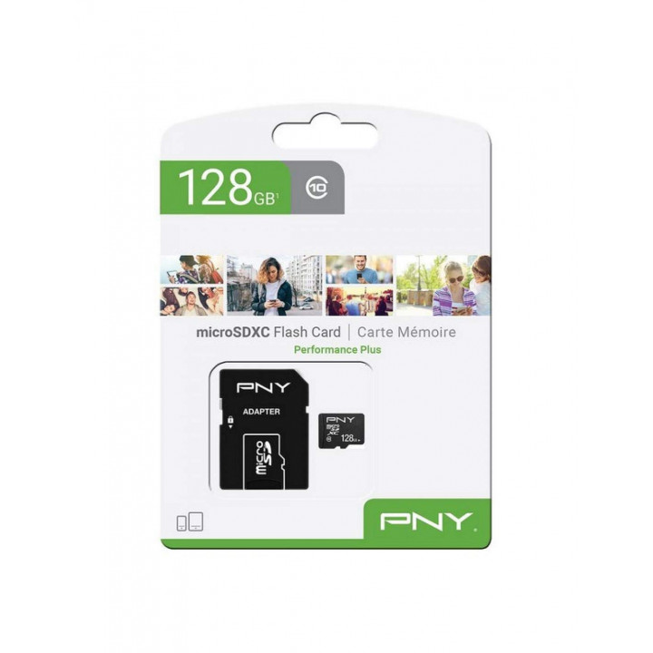 Carte mémoire 128Go Micro SD PNY