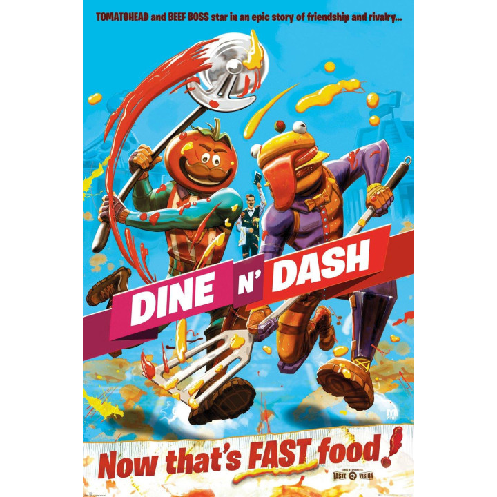 Poster Fortnite - Dine And Cash