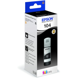 Bouteille d'encre EPSON EcoTank 104 Noir (65 ml)