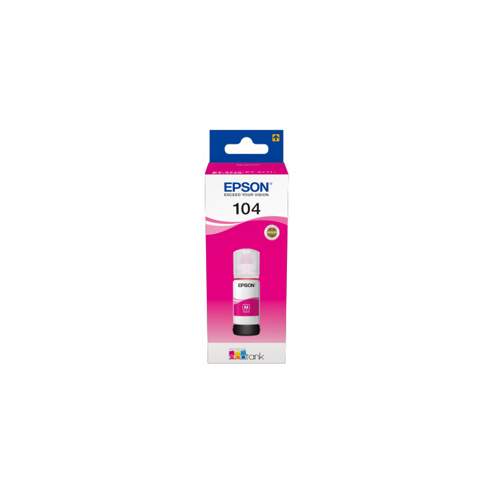 Bouteille d'encre EPSON EcoTank 104 Magenta (65 ml)