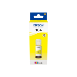 Bouteille d'encre EPSON EcoTank 104 Jaune (65 ml)