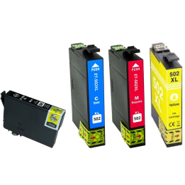 Pack 4 cartouches compatibles Epson 502XL
