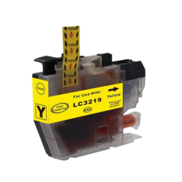 Cartouche compatible Brother LC 3219 Jaune