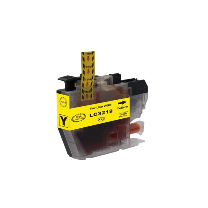Cartouche compatible Brother LC 3219 Jaune