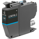 Cartouche compatible Brother LC 421 XL Cyan