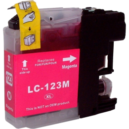 Cartouche compatible Brother LC 123 Magenta