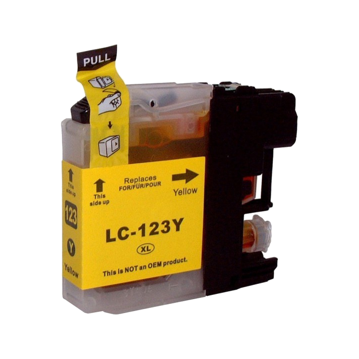 Cartouche compatible Brother LC 123 Jaune