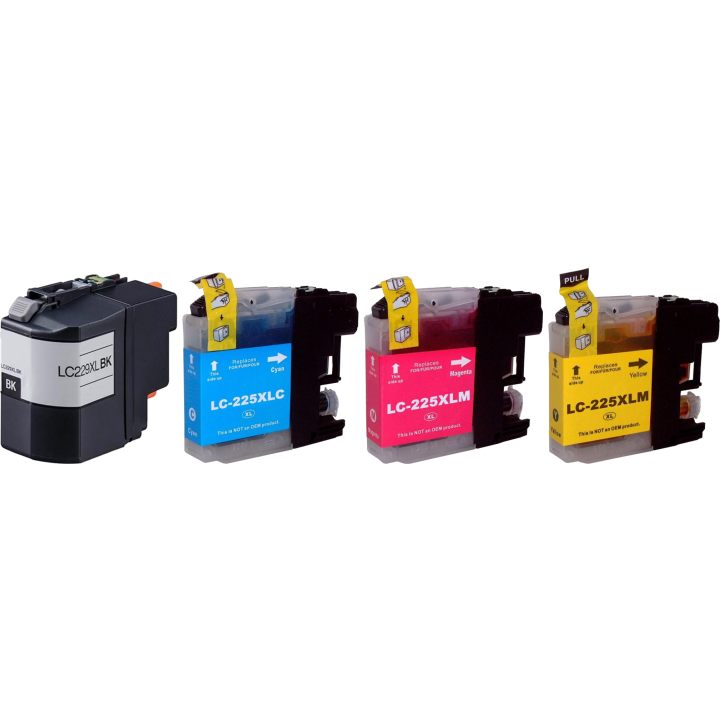 Pack 4 cartouches compatibles Brother LC 229 XL