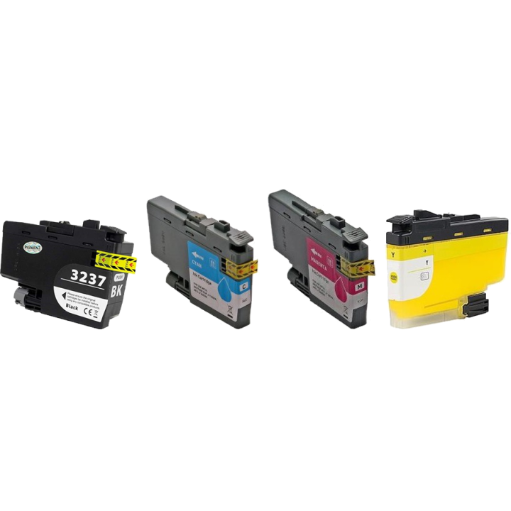 Pack 4 cartouches compatibles Brother LC 3237