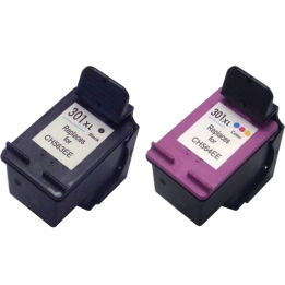 Pack 2 cartouches compatibles HP 301XL