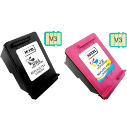 Pack 2 cartouches compatibles HP 303XL