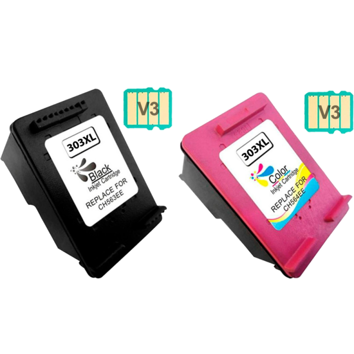 Pack 2 cartouches compatibles HP 303XL