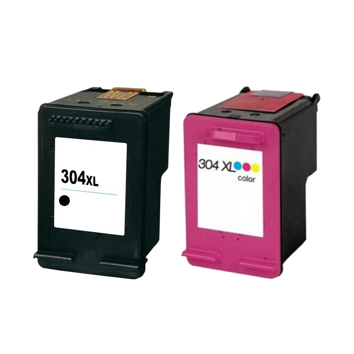 Pack 2 cartouches compatibles HP 304XL