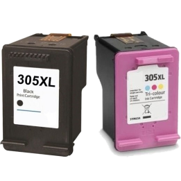 Pack 2 cartouches compatibles HP 305XL