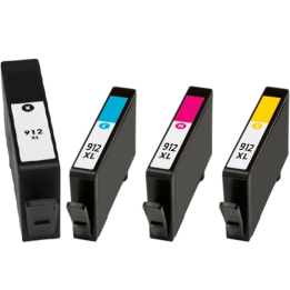 Pack 4 cartouches compatibles HP 912XL