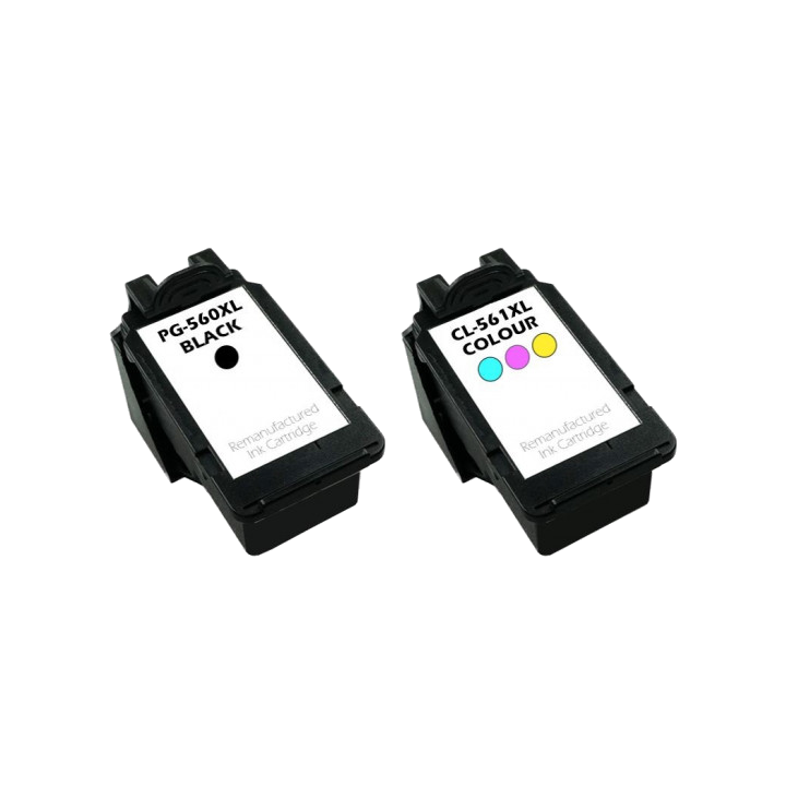 Pack 2 cartouches compatibles Canon PG560XL / CL561XL