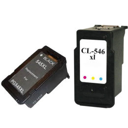 Pack 2 cartouches compatibles Canon PG545XL / CL546XL