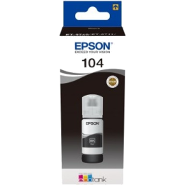 Bouteille d'origine Epson 104 Noir
