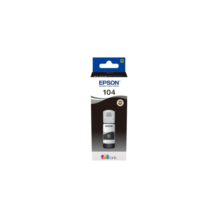 Bouteille d'origine Epson 104 Noir