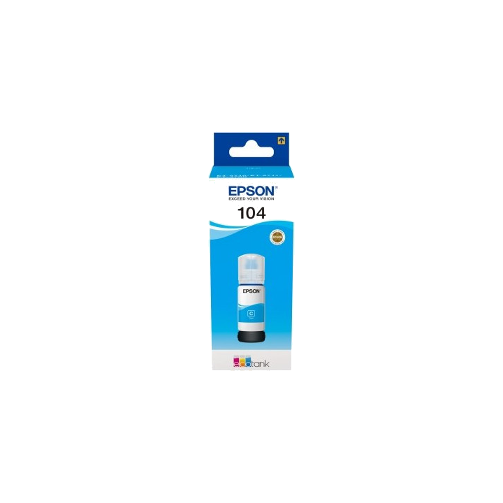 Bouteille d'origine Epson 104 Cyan