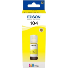 Bouteille d'origine Epson 104 Jaune