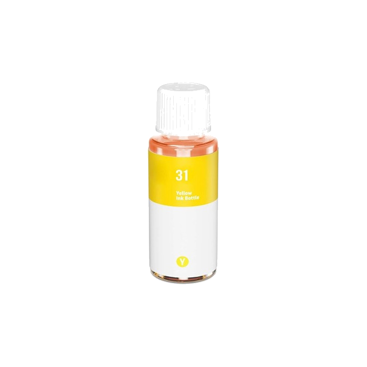 Bouteille compatible HP GT31 / GT32XL Jaune