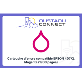 Cartouche compatible Epson 407XL Magenta
