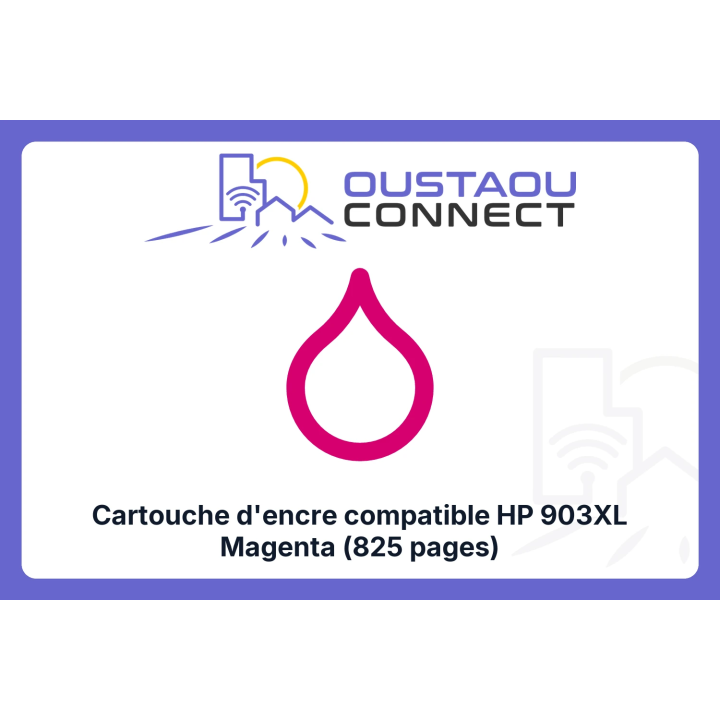 Cartouche compatible HP 903XL Magenta