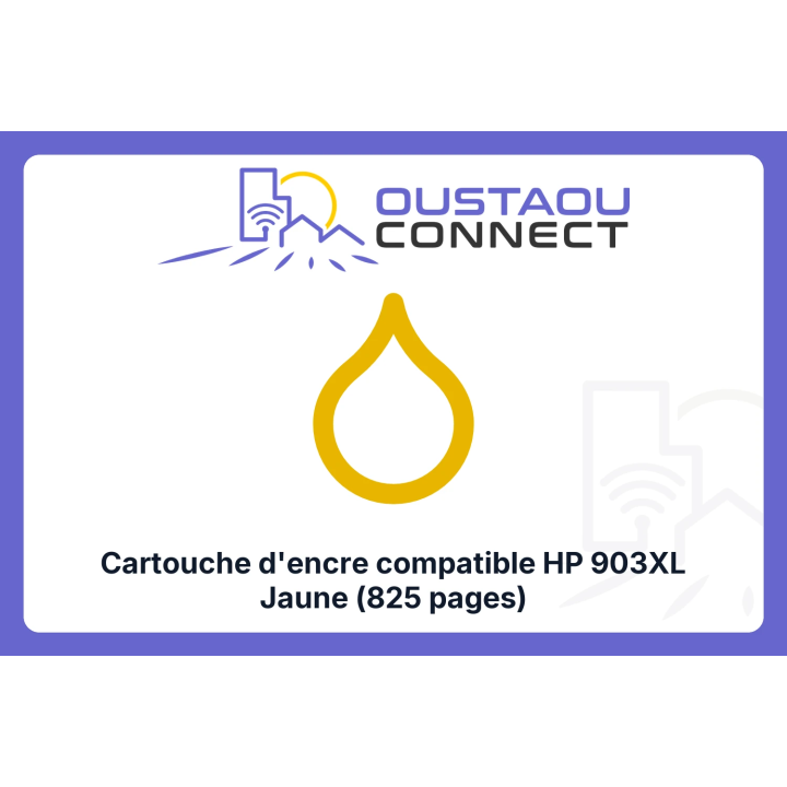 Cartouche compatible HP 903XL Jaune