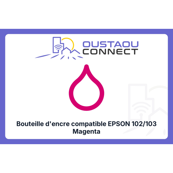 Bouteille compatible Epson 102/103 Magenta