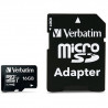 Carte mémoire 16Go Micro SD Verbatim Premium avec adaptateur