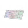 Clavier Gamer Mars Gaming MK023 RGB Blanc AZERTY