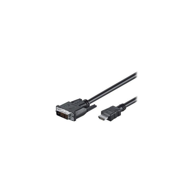 Cable DVI-D vers HDMI 2m M/M