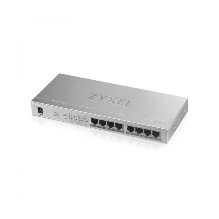Zyxel GS1008HP 8 Port Gigabit PoE+ Switch non géré 8 x PoE