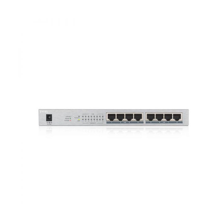 Zyxel GS1008HP 8 Port Gigabit PoE+ Switch non géré 8 x PoE