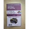 Pack de 4 cartouches générique BROTHER LC XXXX (123, 225/229, 421, 422, 426, 3213, 3219, 3237)