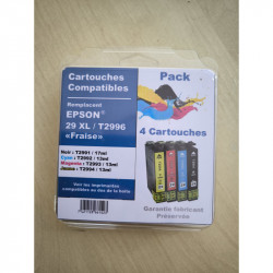 Pack de 4 cartouches générique EPSON XXX XL (29, 202, 405, 407, 408, 502, 503, 603, 604)