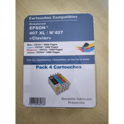 Pack de 4 cartouches générique EPSON XXX XL (29, 202, 405, 407, 408, 502, 503, 603, 604)