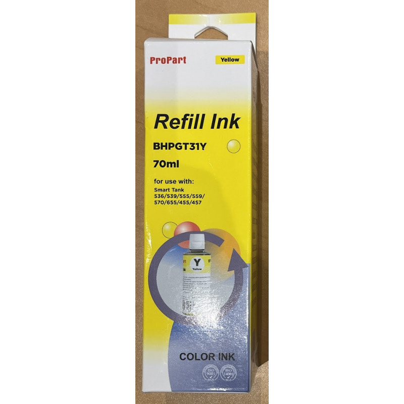 Bouteille générique HP Smart Tank 455, 457, 536, 539, 555, 559, 570, 655