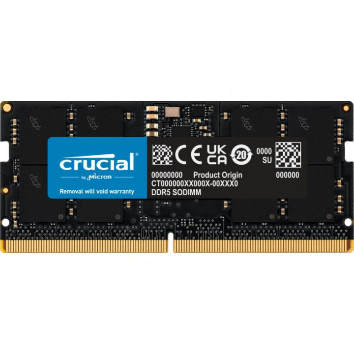 DDR5 SO-DIMM 16 Go 4800 MHz Crucial