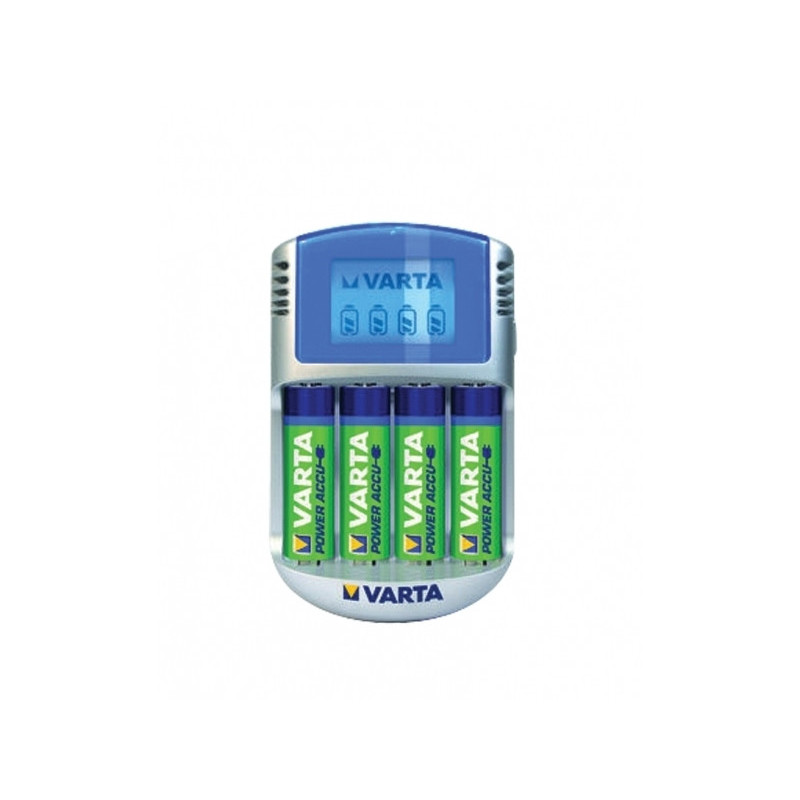 Varta chargeur universel LCD AA/AAA avec batterie 4 piles AA 2600mAh